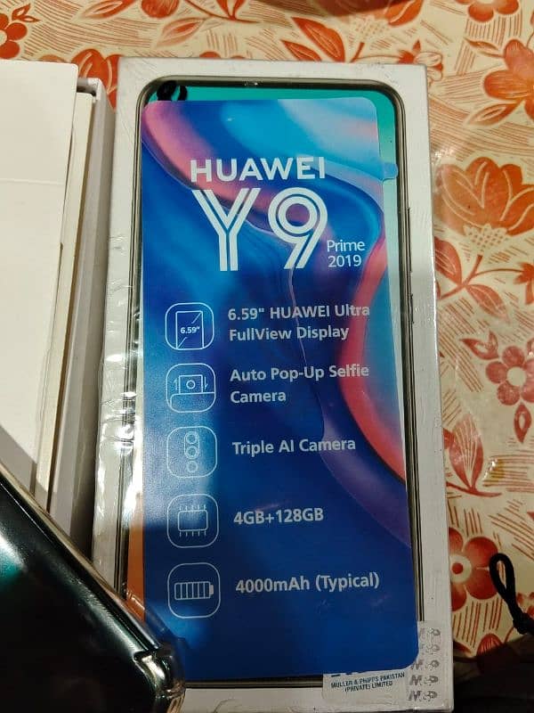 Huawei Y9 Prime 4GB 128 GB box mobile available 1