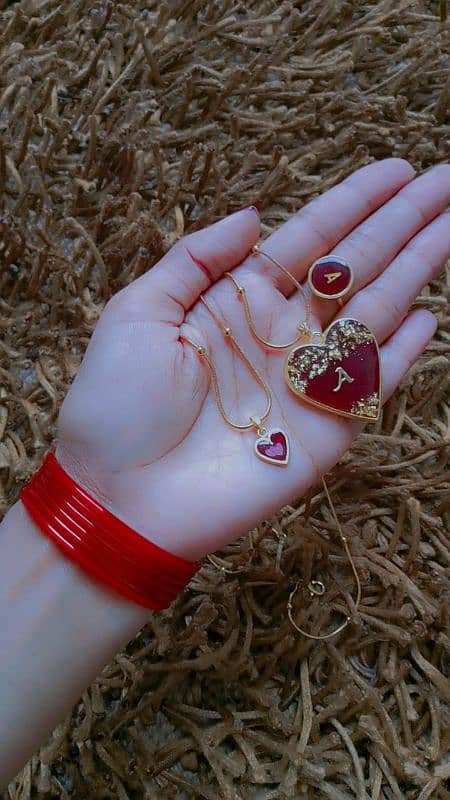 Resin Earings |Blood Preservation| Resin Pandant | Anklet | Bracelet| 8