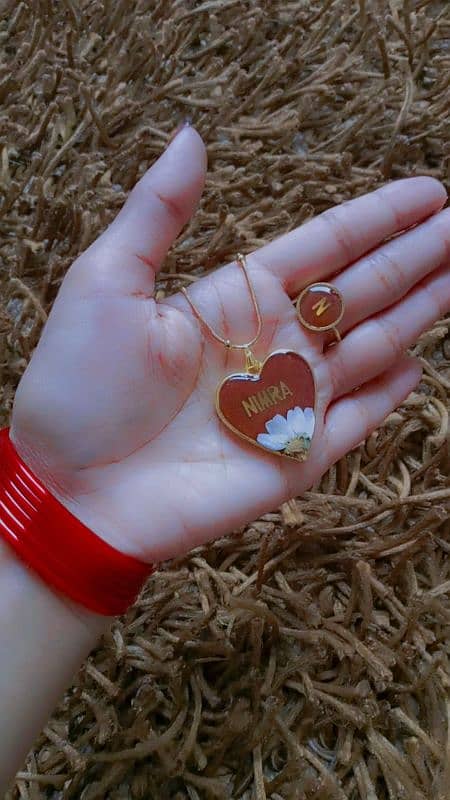 Resin Earings |Blood Preservation| Resin Pandant | Anklet | Bracelet| 9