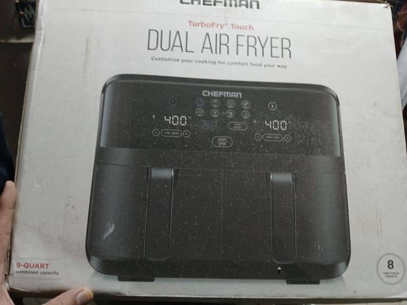 chefman dual airfryer original USA 2