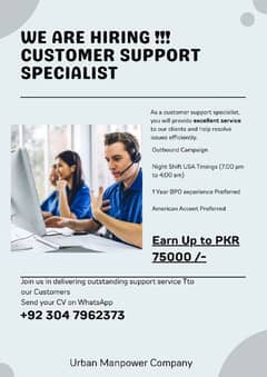 Customer support specialist