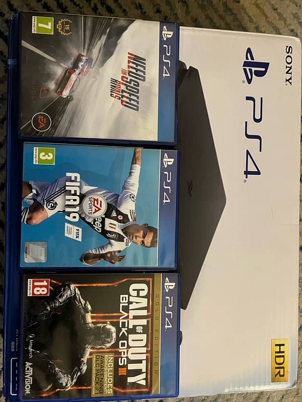 Ps4 slim 500gb with 2  controllers 1