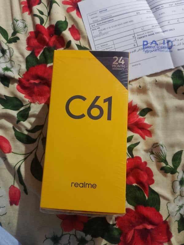 realme c61 6gb 128gb open box full warranty 3