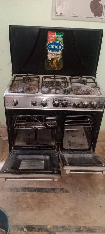 gas stove with micro wave 4