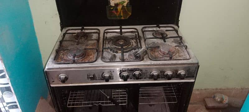 gas stove with micro wave 5