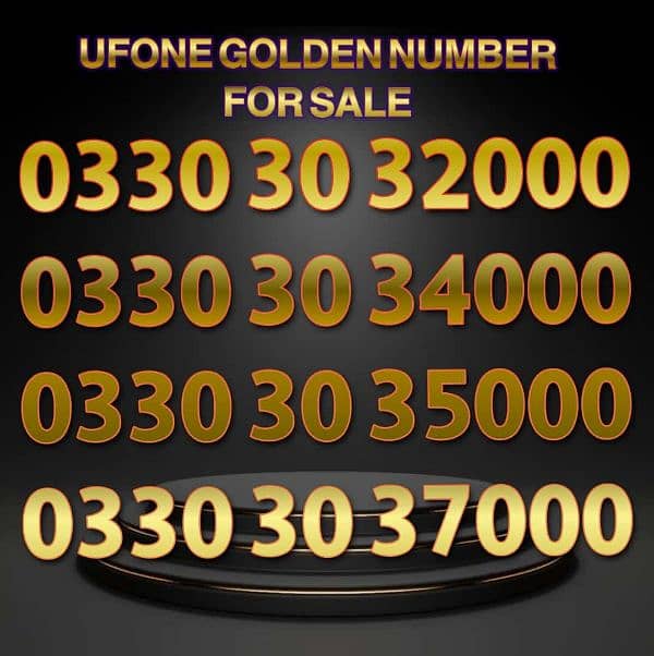 ufone golden number 1