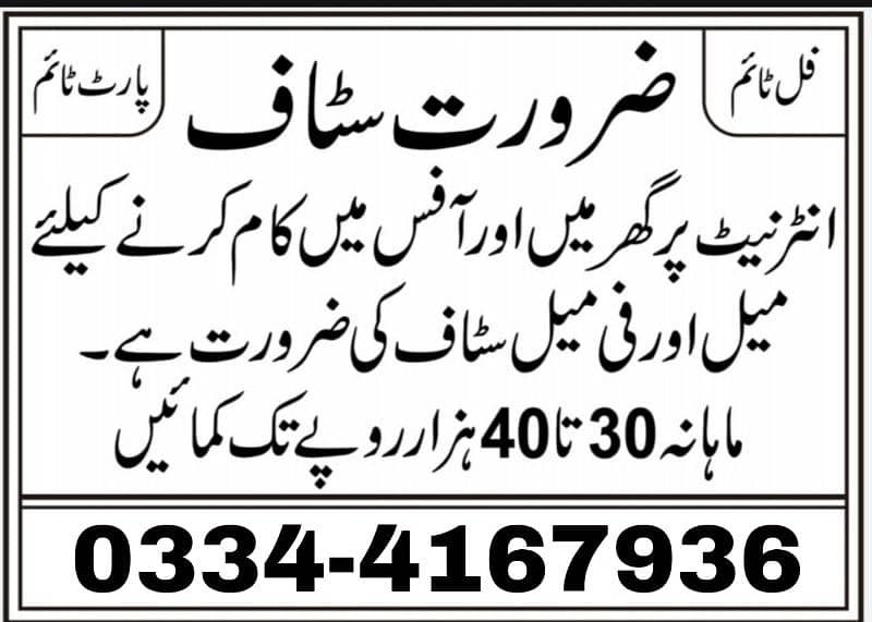 part time full time jobs available 2