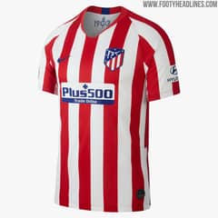 Football Kit | 2019/20 Atlético Madrid Home LaLiga Shorts and Shirt.