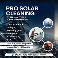 solar Panel Cleaning Services in Lahore