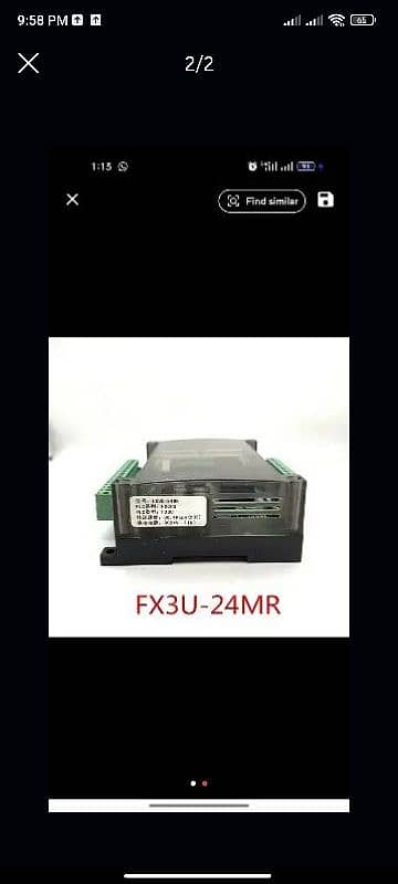 Mitsubishi China plc Fx3u with built-in 6AD. 1