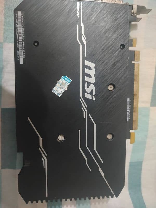 msi geforce gtx 1660 super 6gb ventus xs oc 7