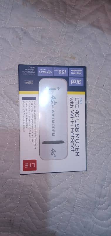 LTE 4G  USB MODEM with WI-FI Hotspot 3