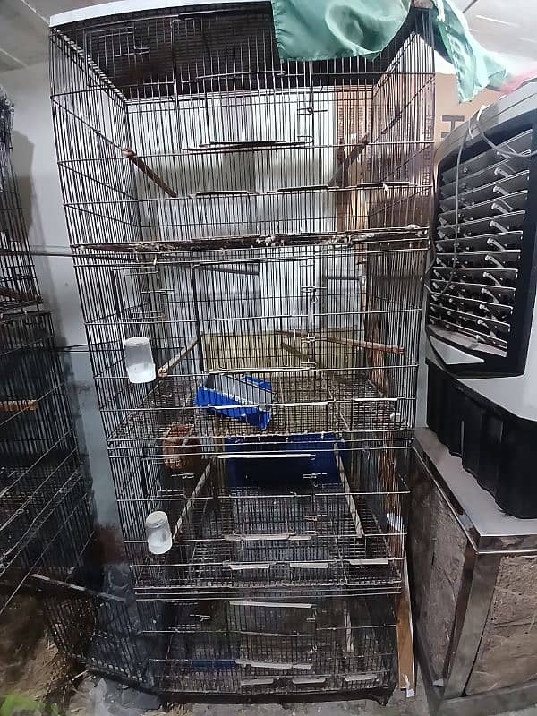 iron cage for sale 1.5 /2 feet ka cage hai urgent sale karna hai 0