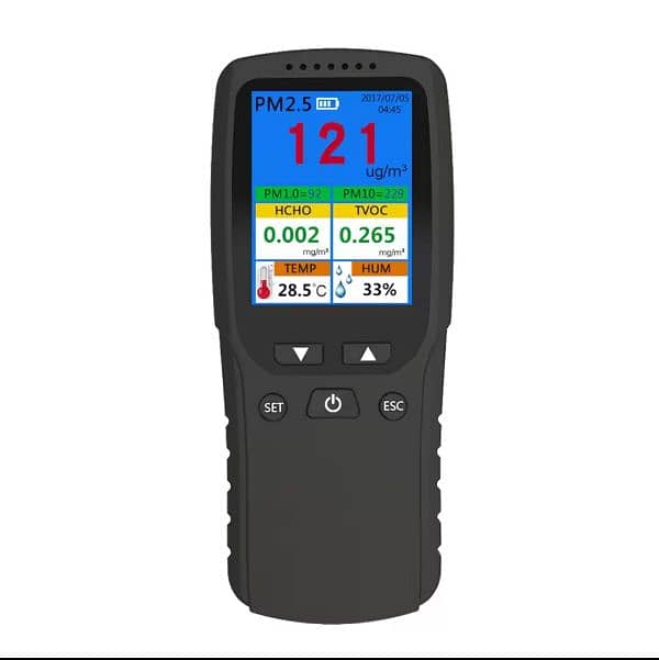 Digital Air Quality meter sports Detector Dioxide CO2 PM2.5 Tester 13