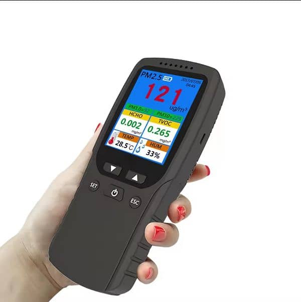 Digital Air Quality meter sports Detector Dioxide CO2 PM2.5 Tester 14