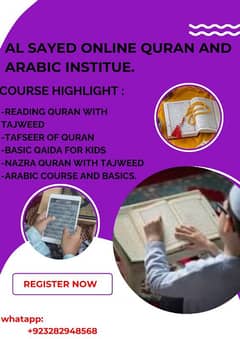 We provide online Quran and Arabic language expert teachers