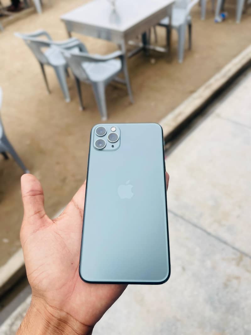 Iphone 11 Pro Max Dual PTA Midnight Green 2