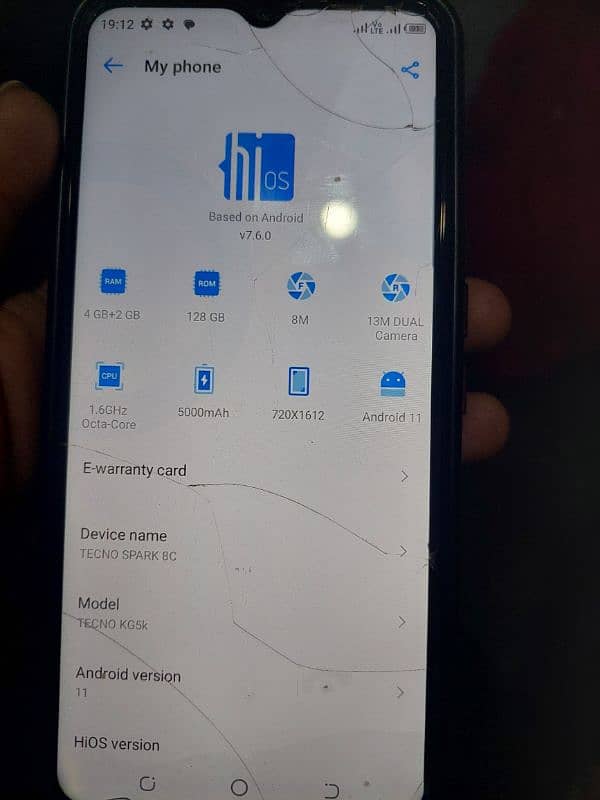 tecno spark 8c 4/128 3