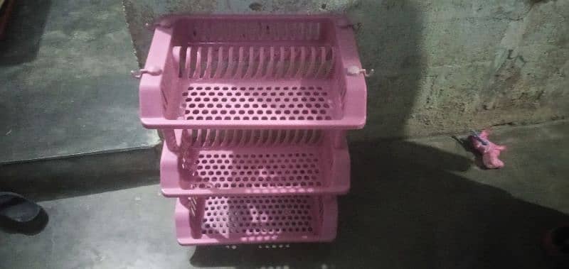 Plastic Rack for kitchen. 1