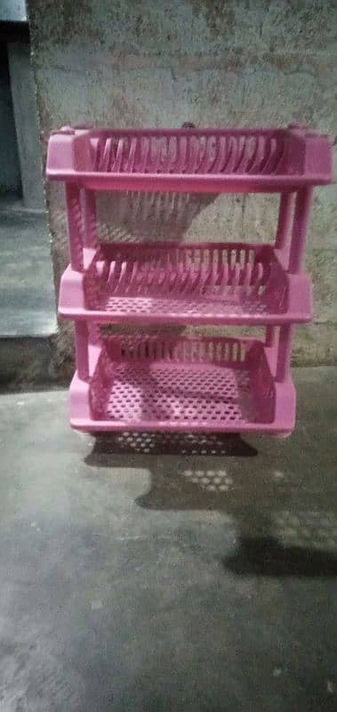 Plastic Rack for kitchen. 2