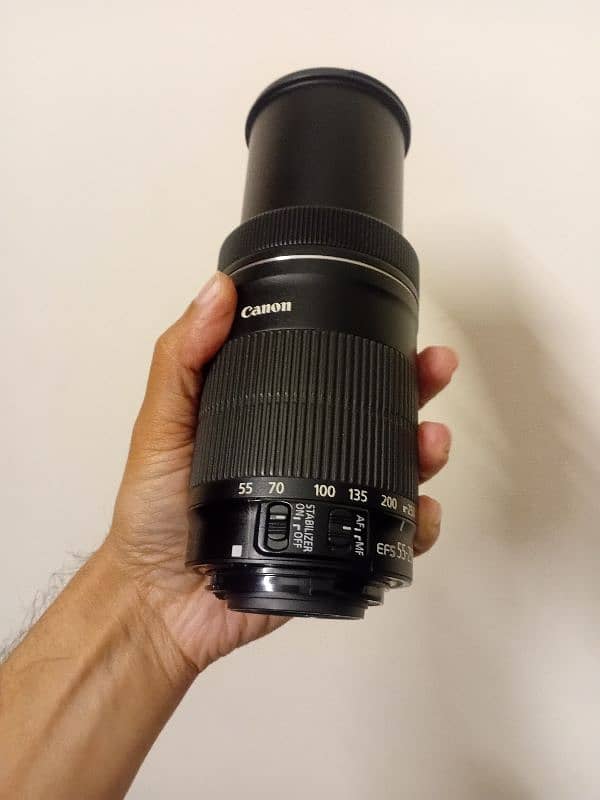 canon 55-250mm like new 6