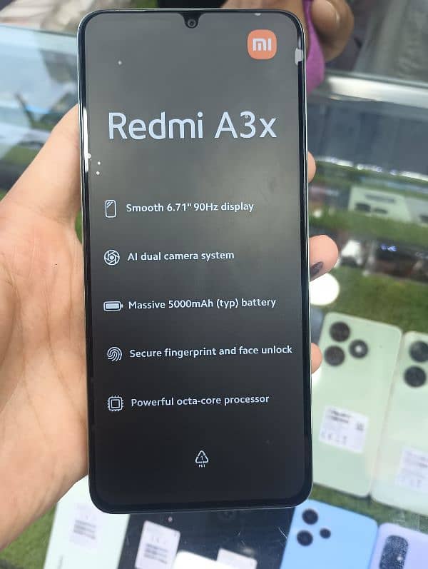 redmi A3x PTA approved box pack brand new 1