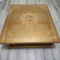 Used as new center table with two side tables