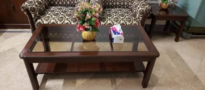 TABLE SET FOR SALE  MADE OF CHINIOT LUSH CONDITION