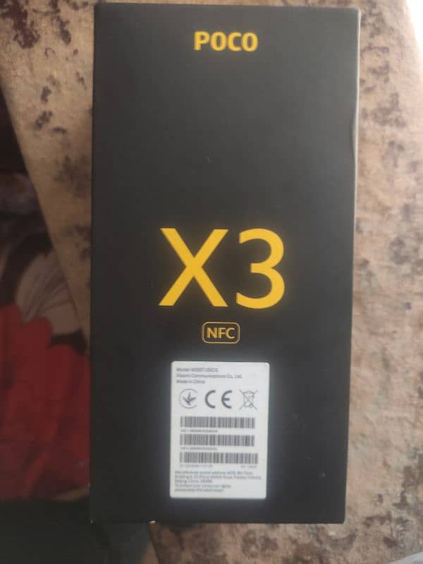 Poco X3 NFC 6+2 ram 128gb storage exchange possible 6