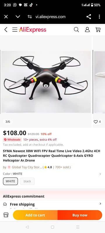 Syma X8W FPV Drone 2