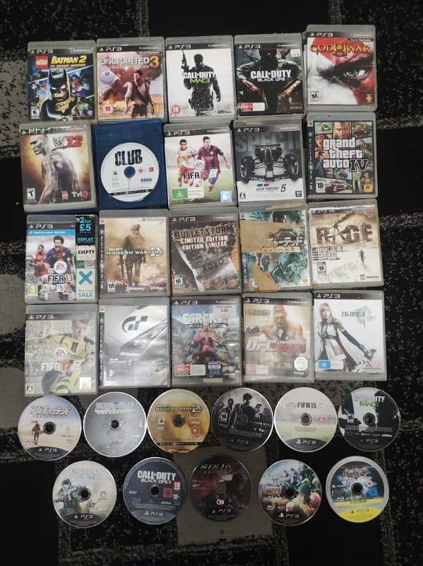 PS3 GAMES CDs Good Condition 10/10 availables 0