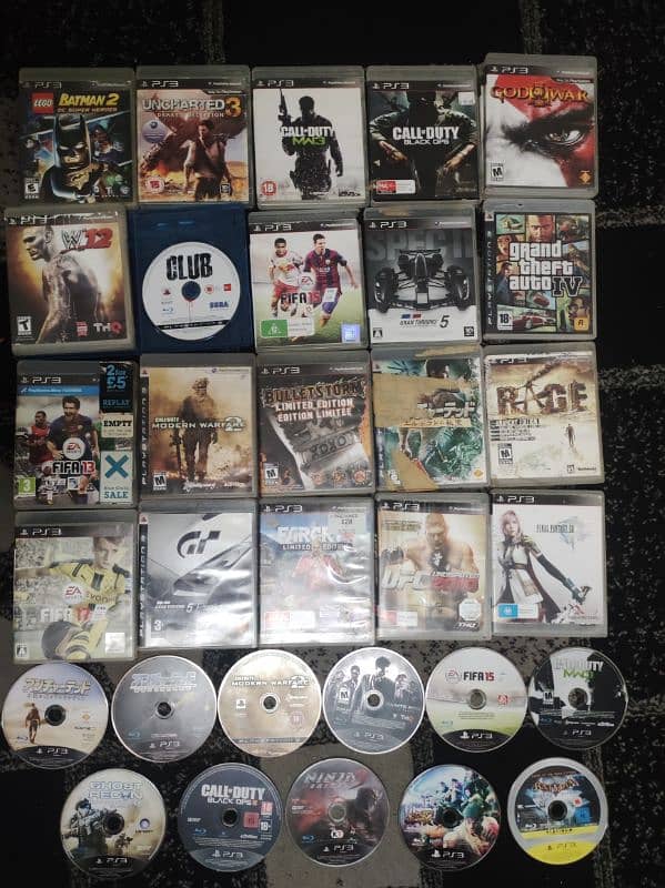 PS3 GAMES CDs Good Condition 10/10 availables 1