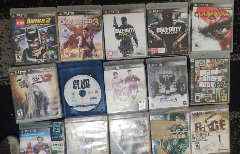 PS3 GAMES CDs Good Condition 10/10 availables 2