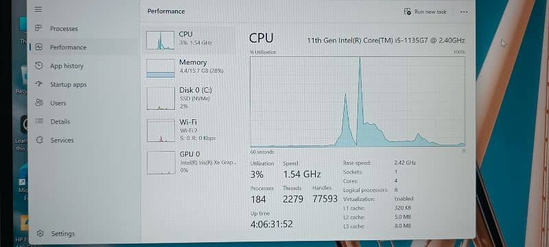 Hp elite book 840G8 Ci5 11Th Gen 3