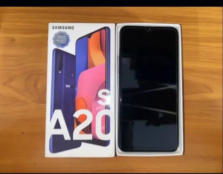 Samsung A20s 3/32 box with changr 2