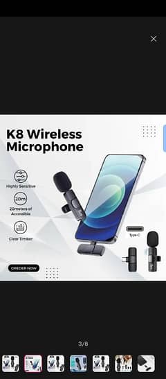 k8 wireless mic