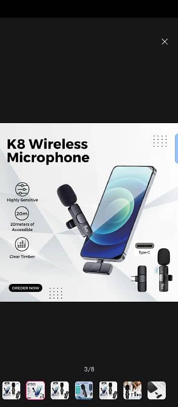 k8 wireless mic 0