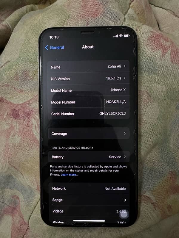 Iphone X 64GB Pta Approved 3