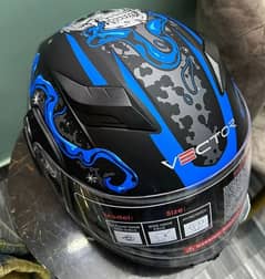 flipup blue vector helment condition 8/10