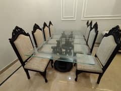 Chinioti Dinning Table with 8 chairs