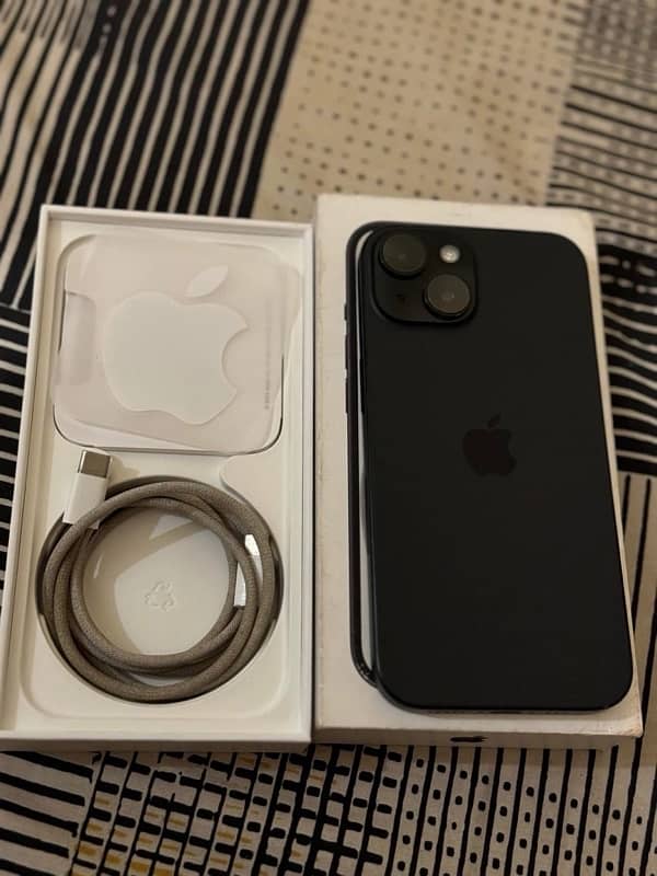 iphone 15 jv full box 128 gb 9.8/10 3