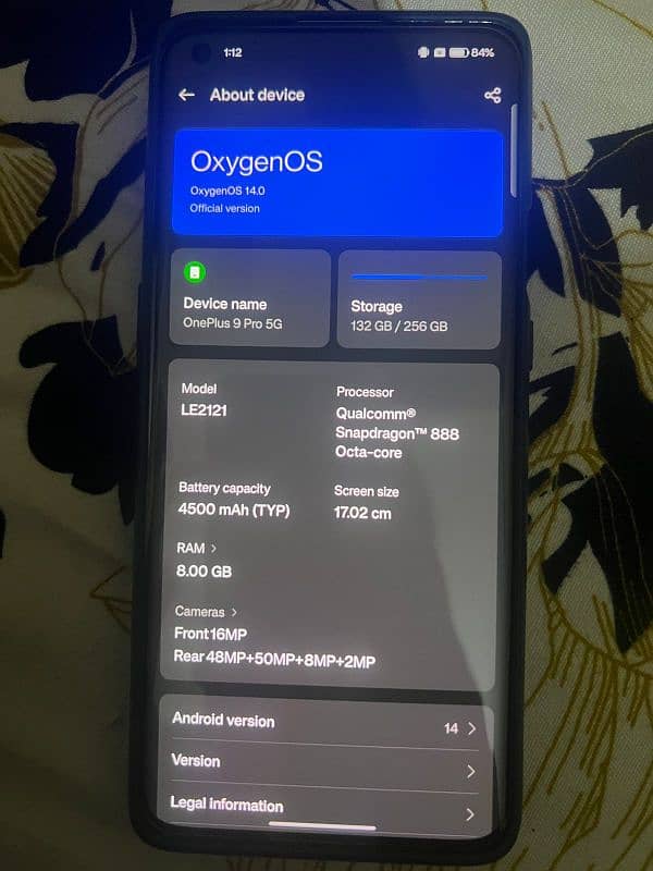 OnePlus 9pro urgently Sale in Good Condition 0