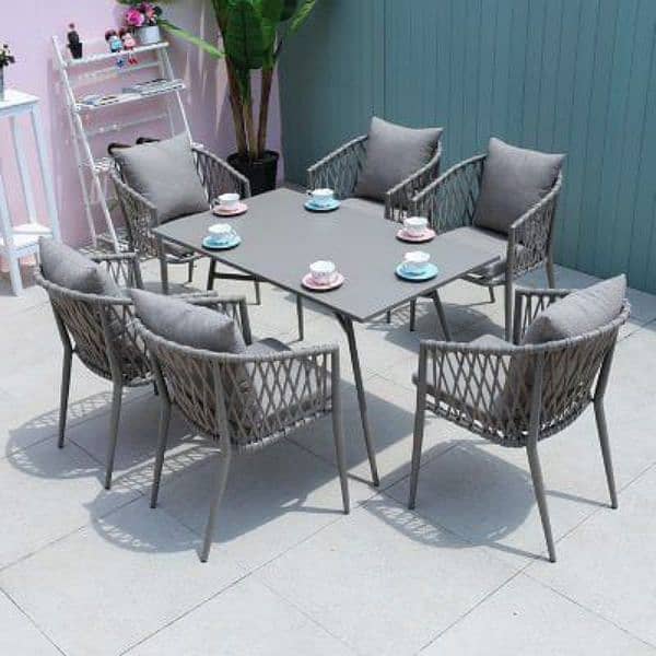 Garden chairs/rattan sofa sets/dining tables/UPVC outdoor furniture 14