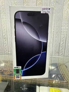 iPhone 16 pro max with one year warnty and officel pta approve