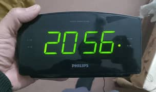 PHILIPS Digital Clock & FM Radio (Original / Branded)