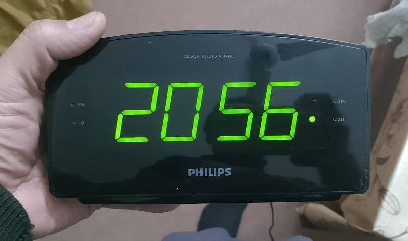 PHILIPS Digital Clock & FM Radio (Original / Branded) 0