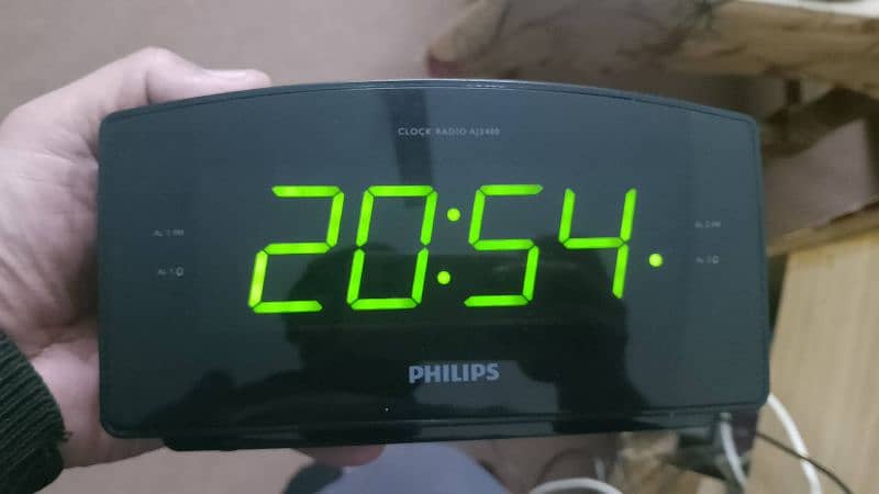 PHILIPS Digital Clock & FM Radio (Original / Branded) 1