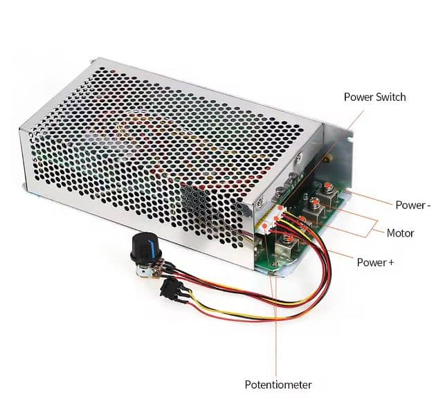 High power dc speed controller with remote control 0