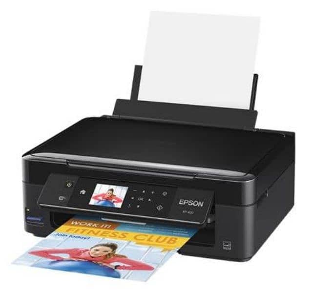 Epson Sx-445w wifi 3 in one printer print sca n copy color black photo 0