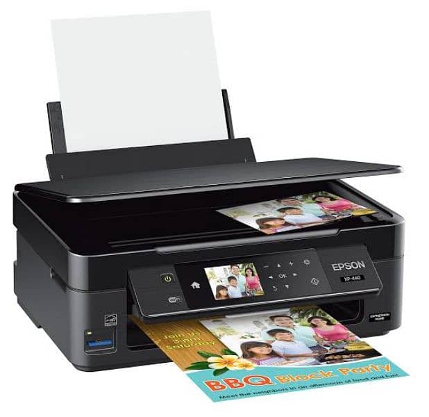 Epson Sx-445w wifi 3 in one printer print sca n copy color black photo 3